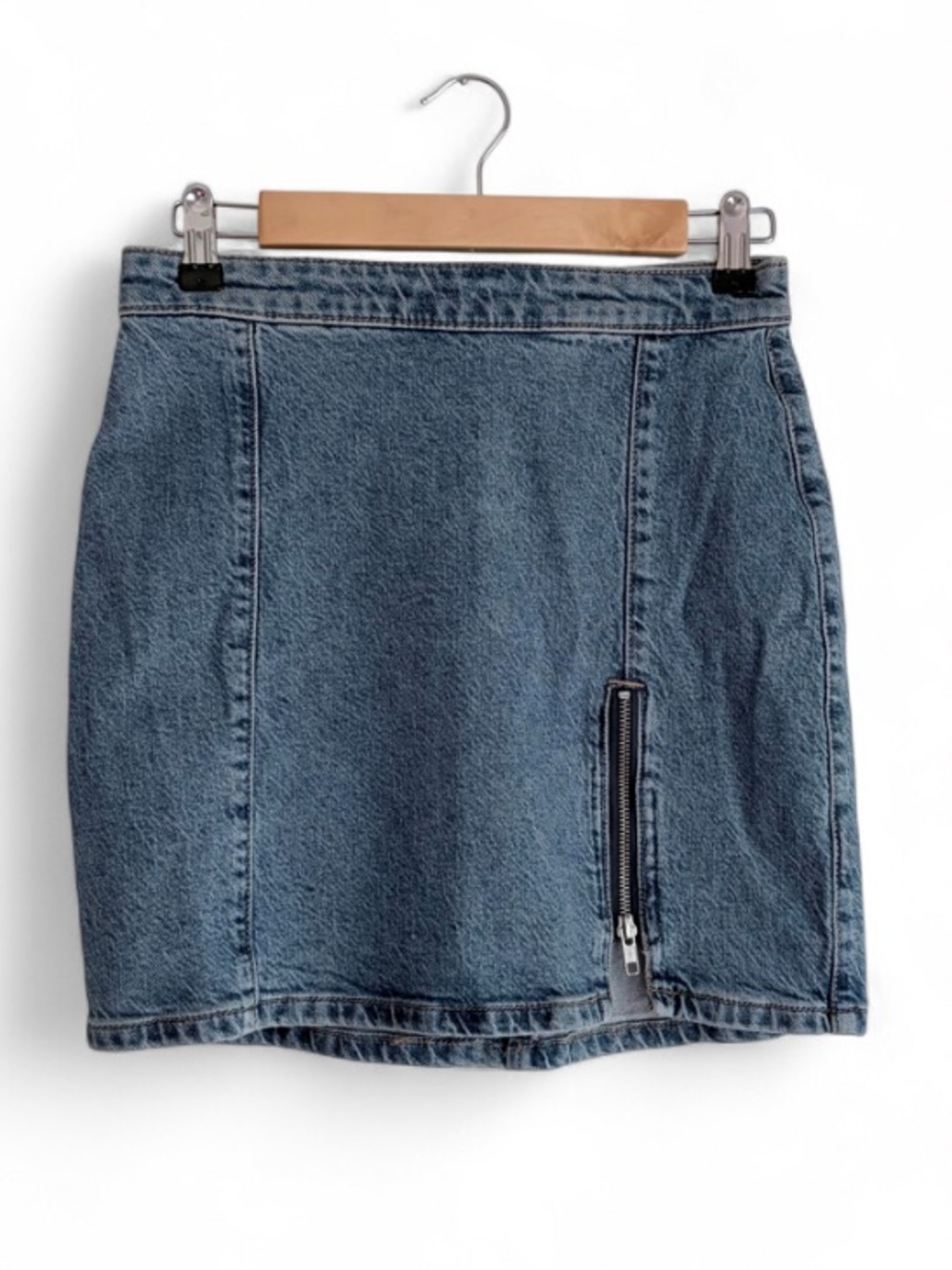 We The Free Denim Mini Pencil Skirt Size 6